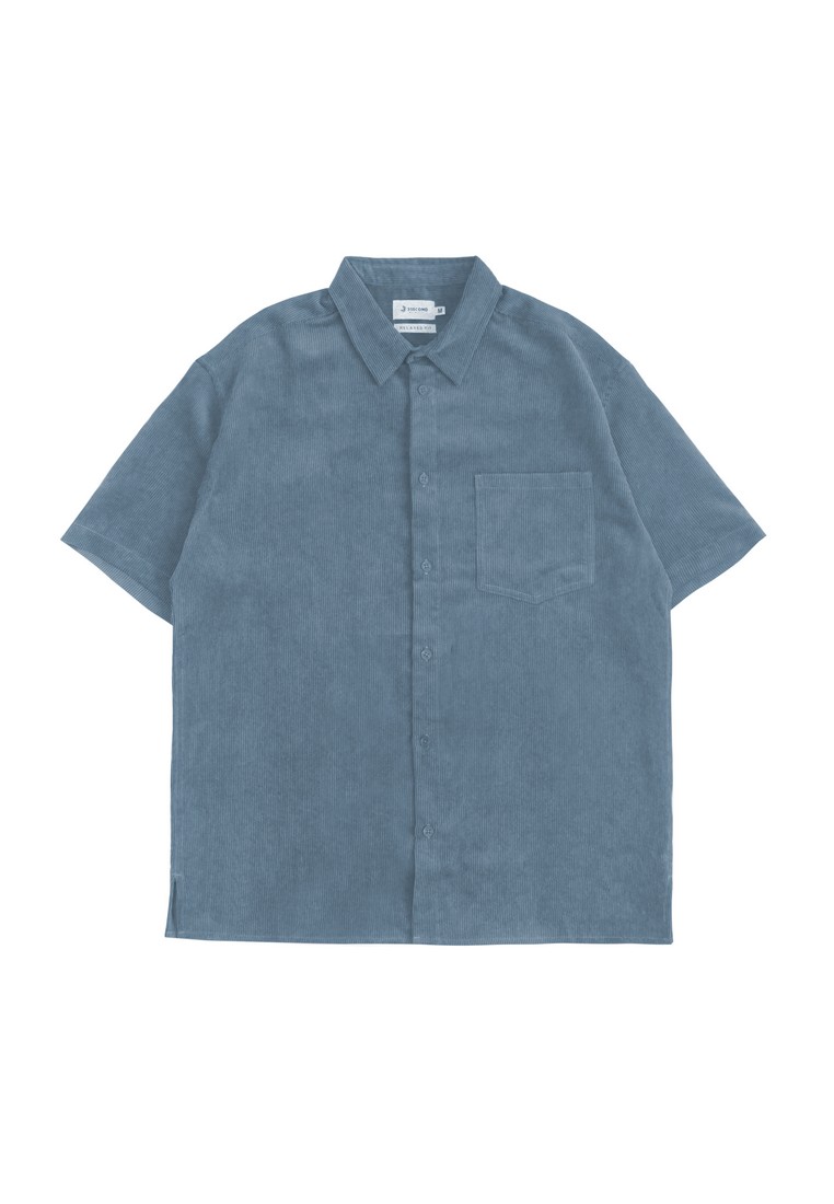 3Second Men's Weston Short Sleeve Corduroy Shirt 010923