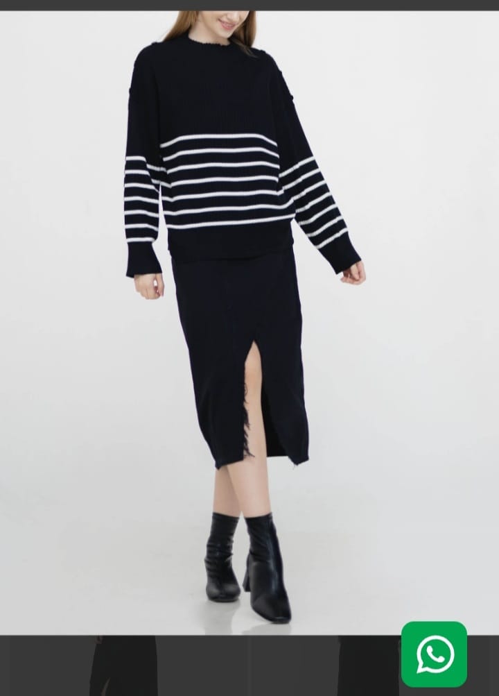 Beatarisa Button Sweater Black – 182494